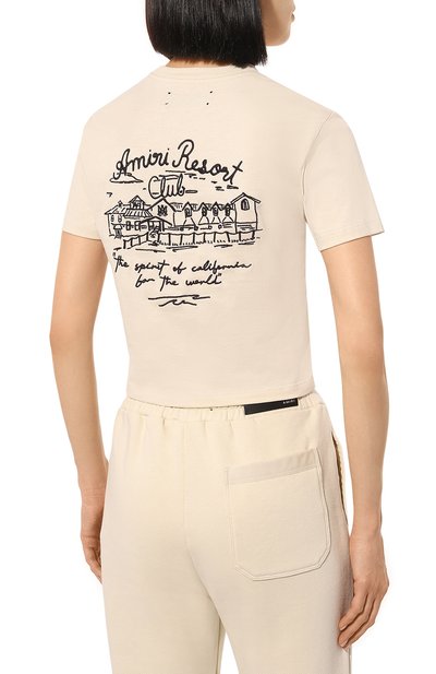 Хлопковая футболка AMIRI, арт. AWJYTE1018, фото 4