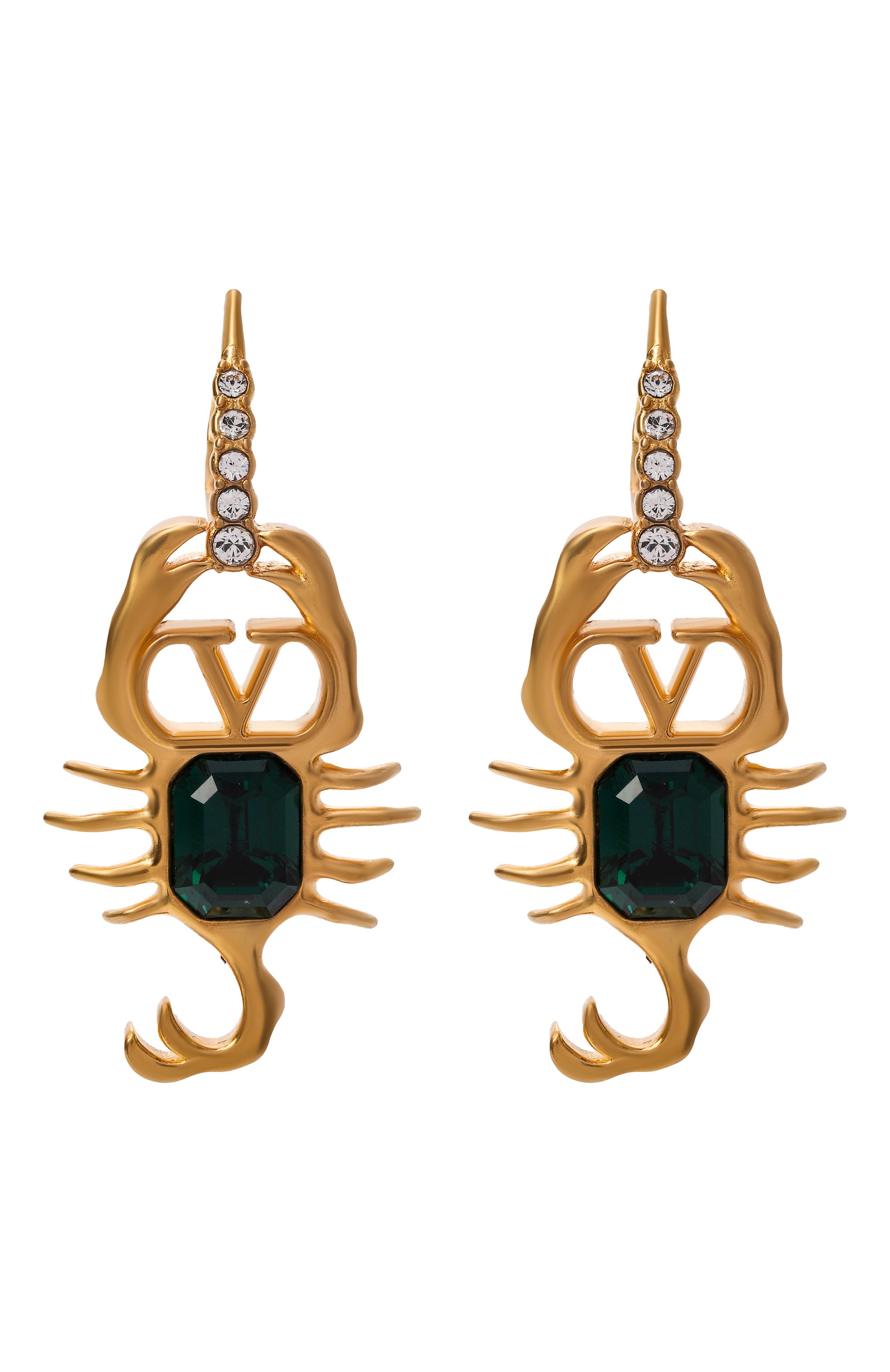 Серьги VALENTINO золотого цвета по цене 55850 руб., арт. 8W2J0Z76/YCW, фото 1 Серьги VALENTINO, арт. 8W2J0Z76/YCW, фото 1