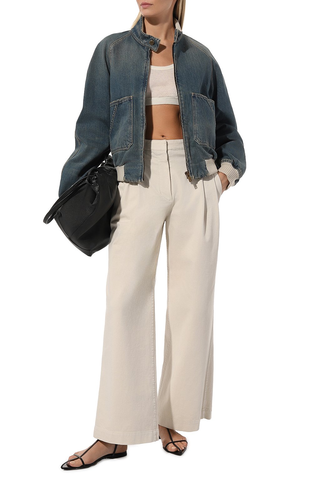 Хлопковые брюки BRUNELLO CUCINELLI, арт. MPH43P5817, фото 2