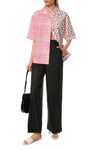 Хлопковая рубашка PRADA, арт. P433BO-1ZNQ-F0638-212, фото 2