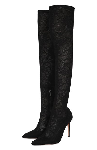 Женские текстильные ботфорты mia GIANVITO ROSSI, арт. G80024.15RIC.PZSNER0