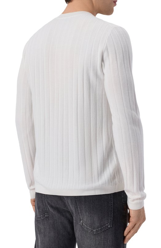 Джемпер из кашемира и шелка Brioni UMFW0L/PDK04 Белый  UMFW0L/PDK04 Фото 4