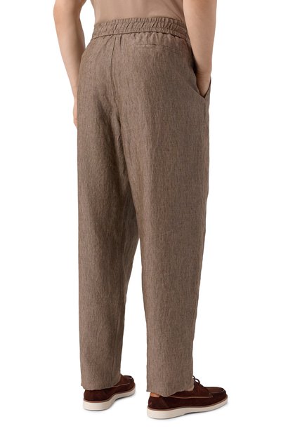 Льняные брюки GIORGIO ARMANI, арт. GM001744/AF17957, фото 4