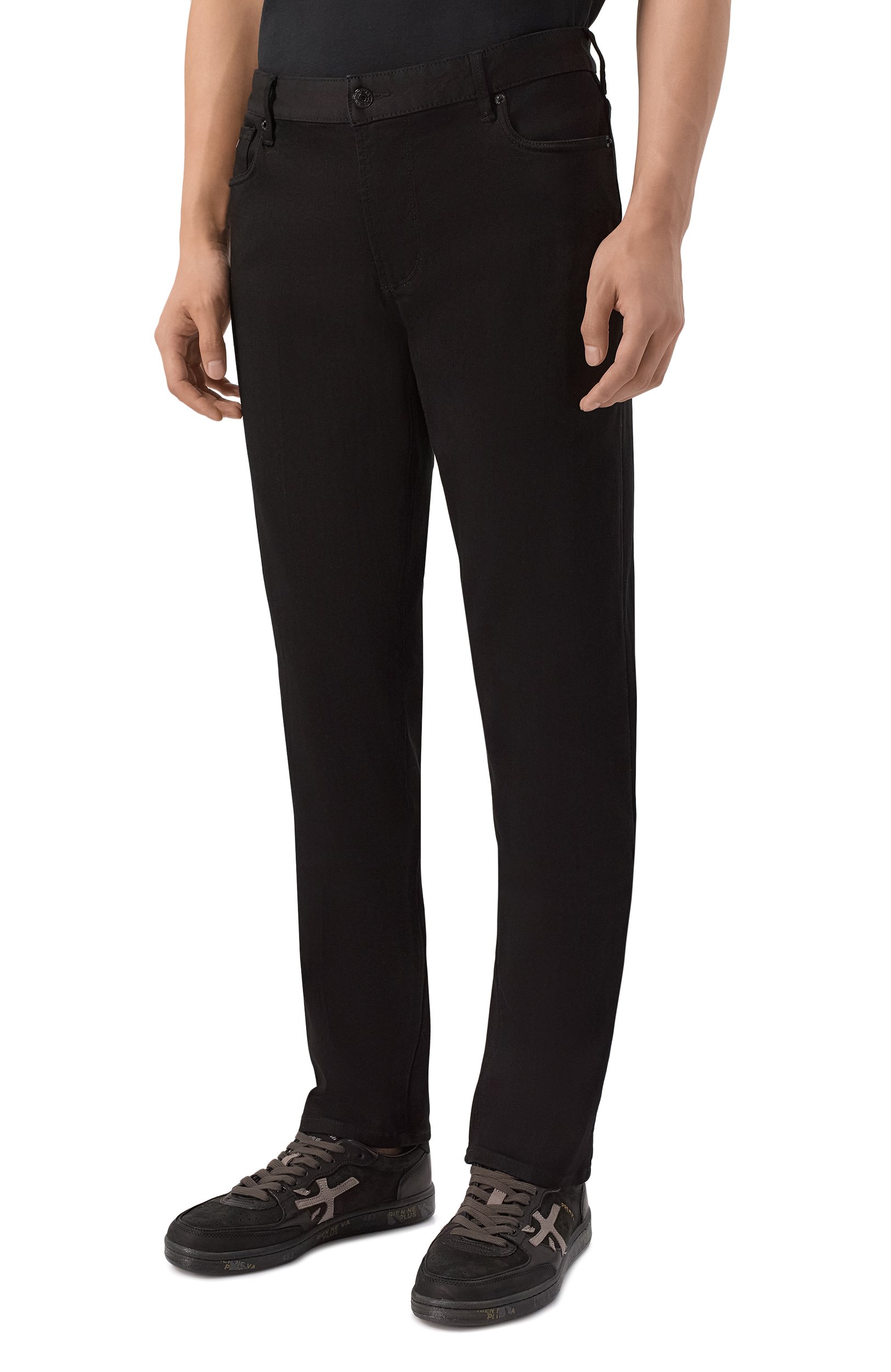 Джинсы EMPORIO ARMANI черного цвета по цене 29750 руб., арт. EM000121/AF15954, фото 3 Джинсы EMPORIO ARMANI, арт. EM000121/AF15954, фото 3