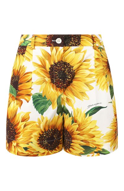 Женские хлопковые шорты DOLCE & GABBANA, арт. FTAVNT/HS5EB