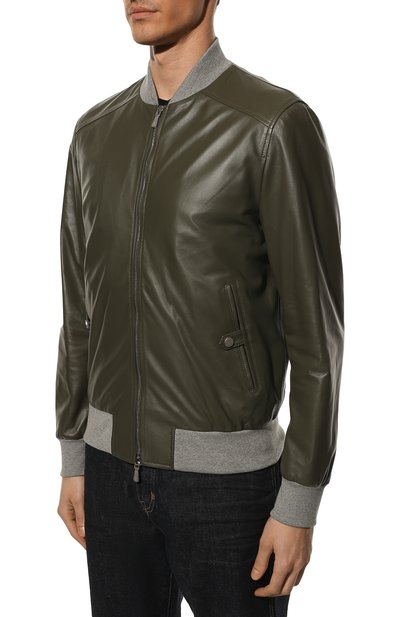 Кожаный бомбер ELEVENTY PLATINUM, арт. E75GBTE02 PEL0E010, фото 3