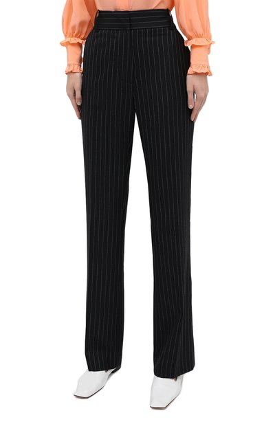 Шерстяные брюки VICTORIA BECKHAM, арт. 1320WTR001467C, фото 4