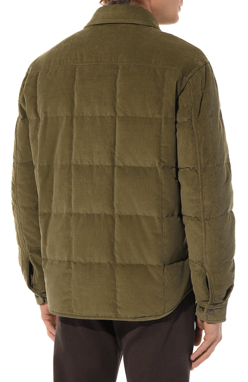 Пуховая куртка из вельвета WOOLRICH, арт. CFWOOS0130MRUT3805, фото 4