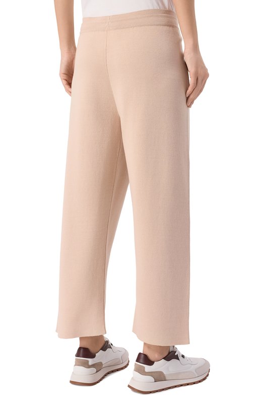 Брюки из шелка и хлопка MVST WS61-604MU Бежевый  WS61-604MU Фото 4