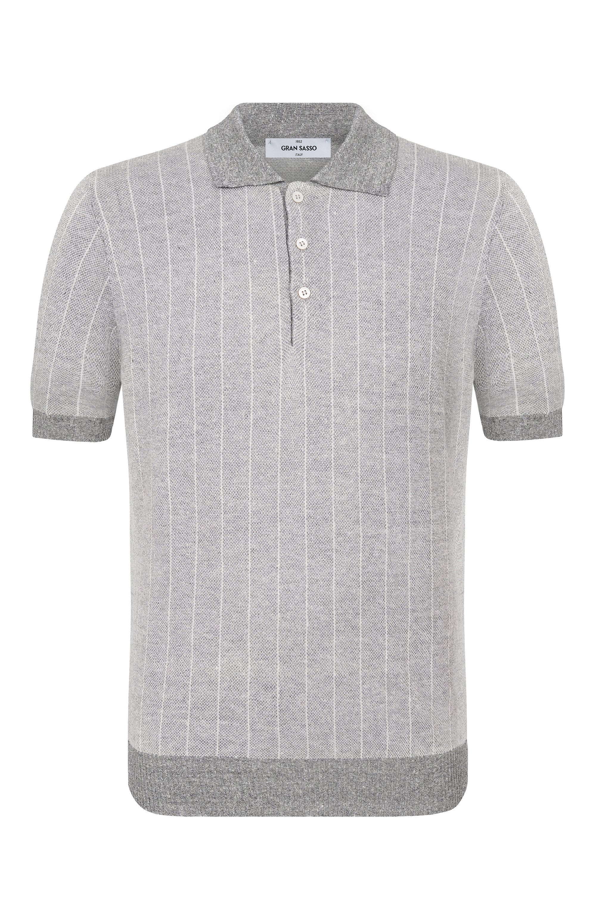 Поло изо льна и хлопка GRAN SASSO, арт. 57116/18662, фото 1