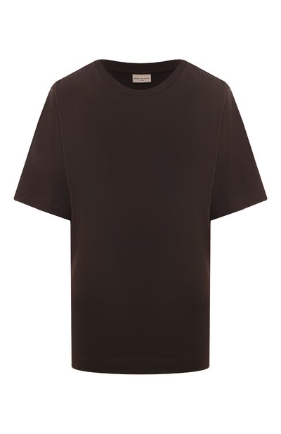 Женская хлопковая футболка DRIES VAN NOTEN, арт. 242-011100-9600