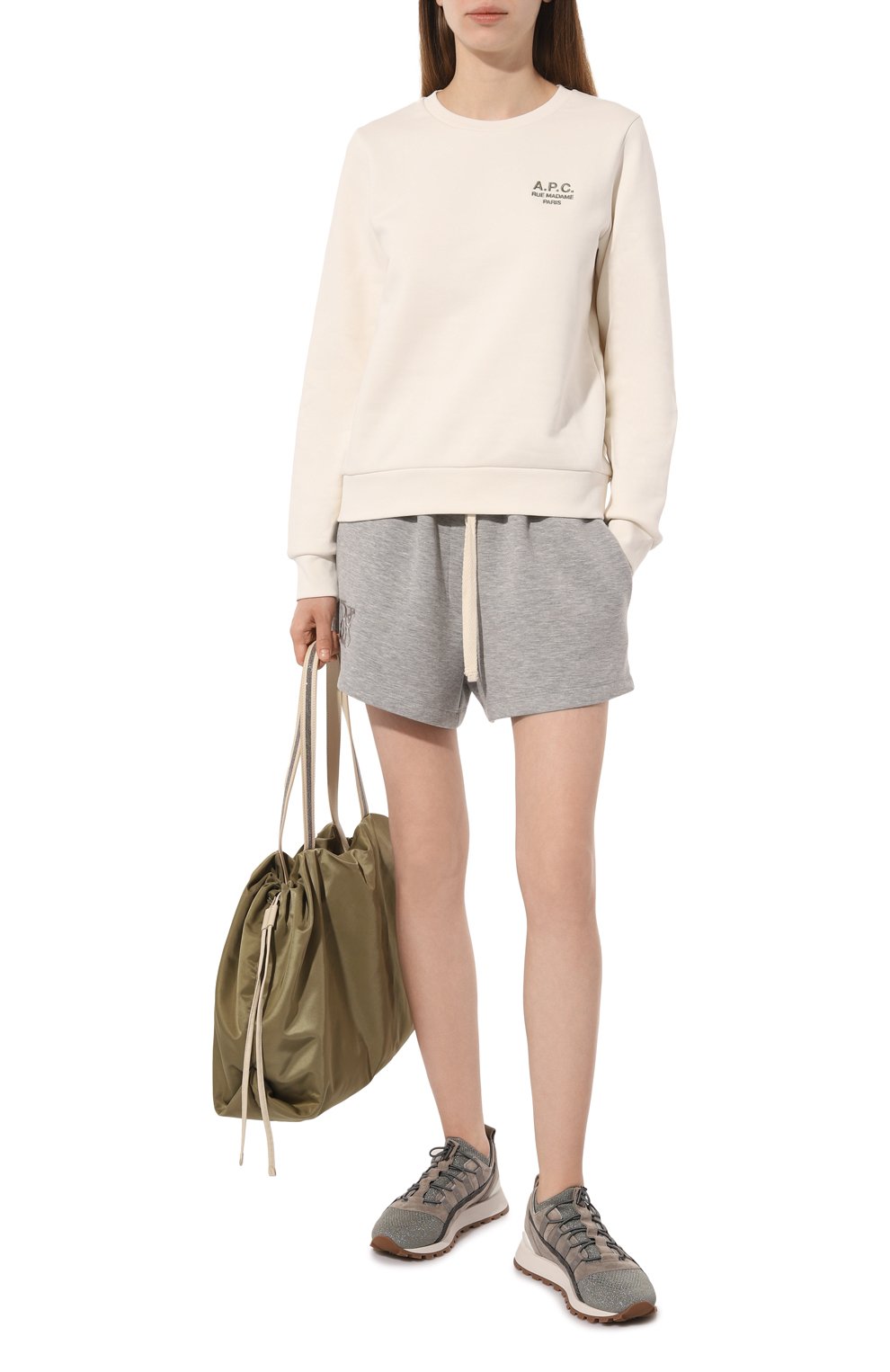 Хлопковый свитшот A.P.C., арт. C0GVGF27700AAG, фото 2