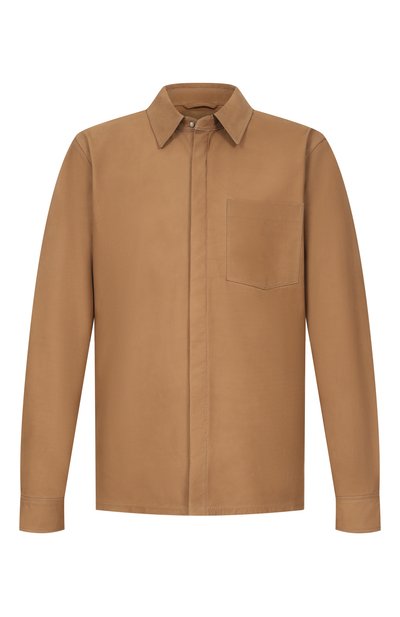 Мужская кожаная рубашка MVST, арт. M26.2PM.L030/BABY