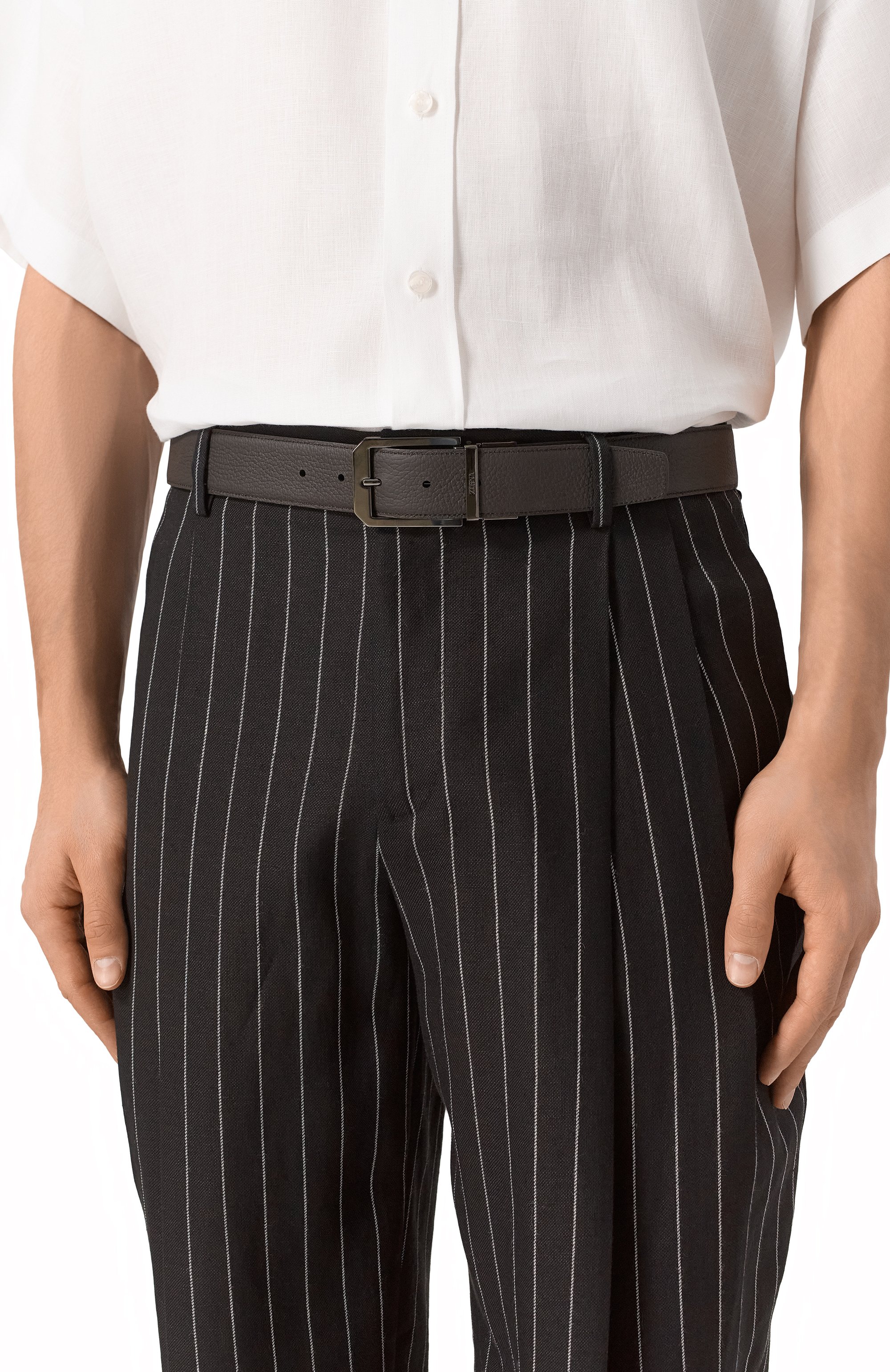 Двусторонний ремень ZEGNA, арт. B011RZ/LHAVG, фото 3