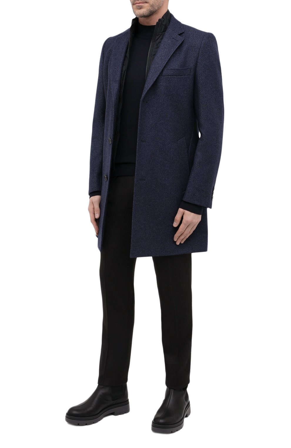 Шерстяное пальто HUGO, арт. 50457801, фото 2