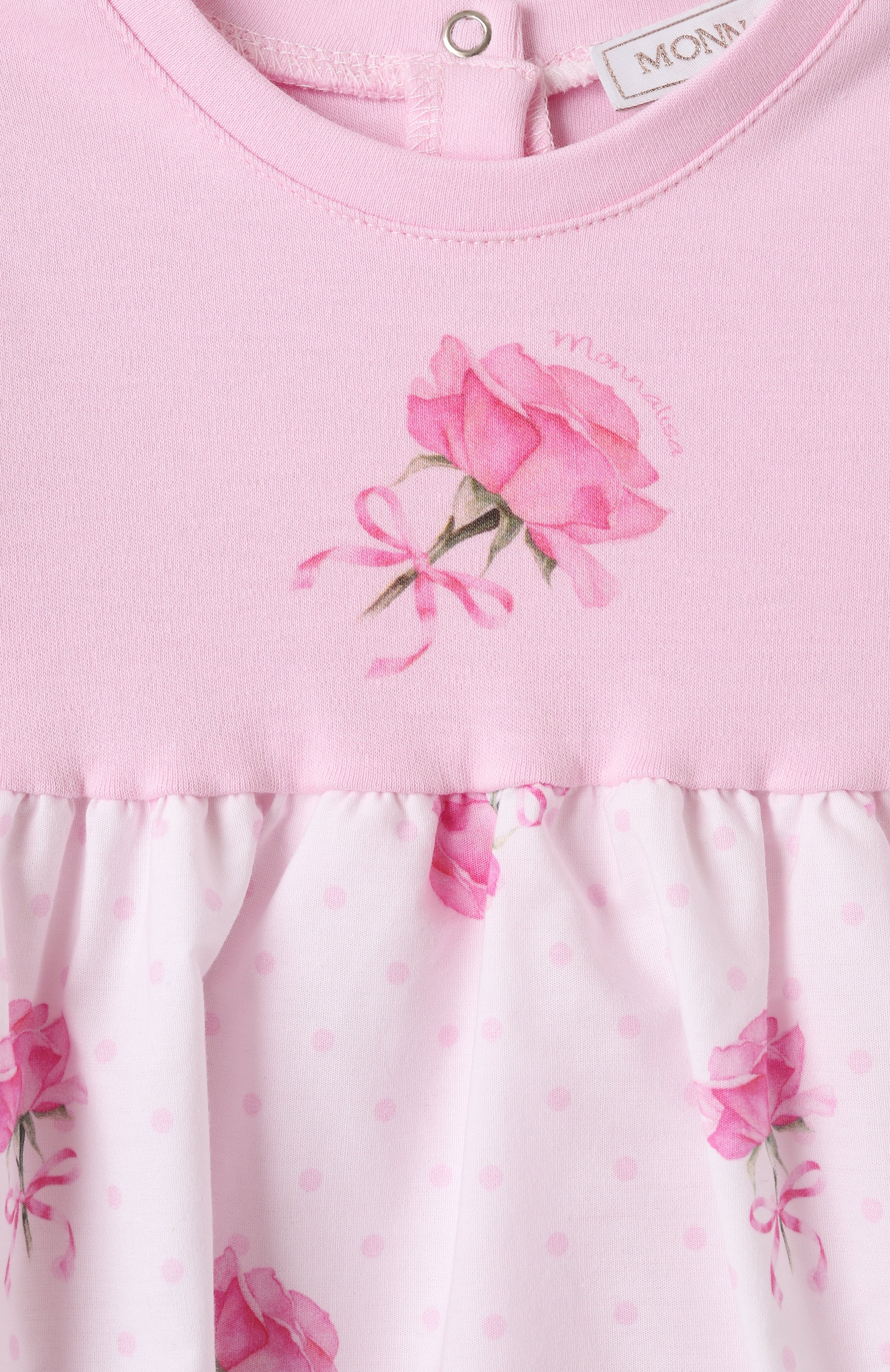 Хлопковое боди MONNALISA, арт. 35E207, фото 3