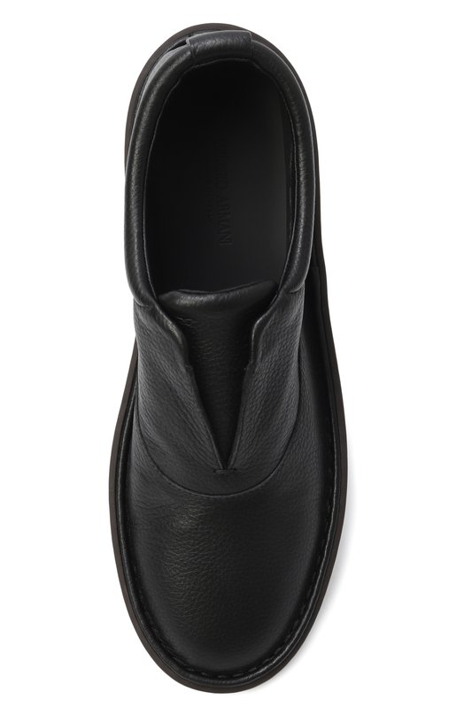 Кожаные кеды Giorgio Armani GM002038/AF19222 Чёрный  GM002038/AF19222 Фото 6