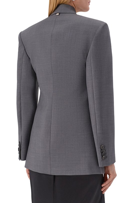 Шерстяной жакет Giuseppe di Morabito 05FWJA121 05327A Серый  05FWJA121 05327A Фото 4