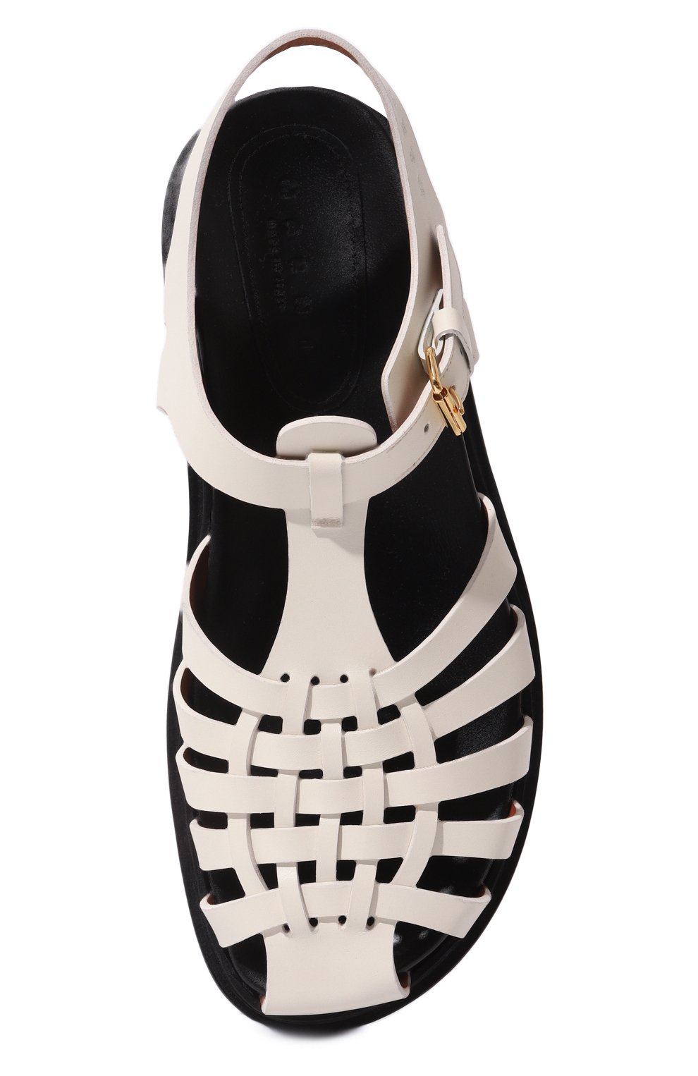 Кожаные сандалии fussbett MARNI, арт. SAMS016901/P5088, фото 6