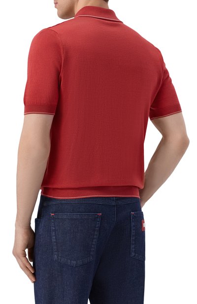 Поло из шелка и хлопка ZILLI, арт. KBP002M0107VCRC00, фото 4