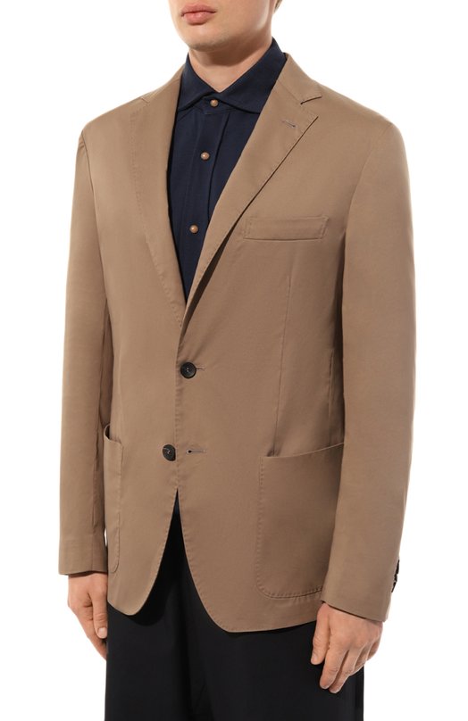 

Хлопковый пиджак Fradi, Коричневый