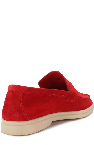 Замшевые лоферы summer charms walk LORO PIANA, арт. FAE5444, фото 4