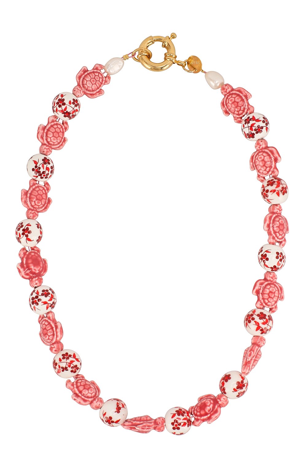 Колье HYPSO, арт. C0LLIER T0RTUE/FLEUR PINK, фото 1