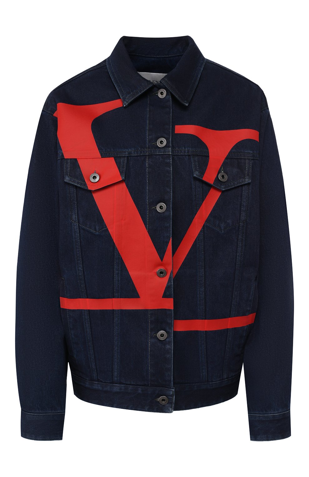 Джинсовая куртка VALENTINO темно-синего цвета по цене 225000 руб., арт. SB3DC01G4NA, фото 1 Джинсовая куртка VALENTINO, арт. SB3DC01G4NA, фото 1