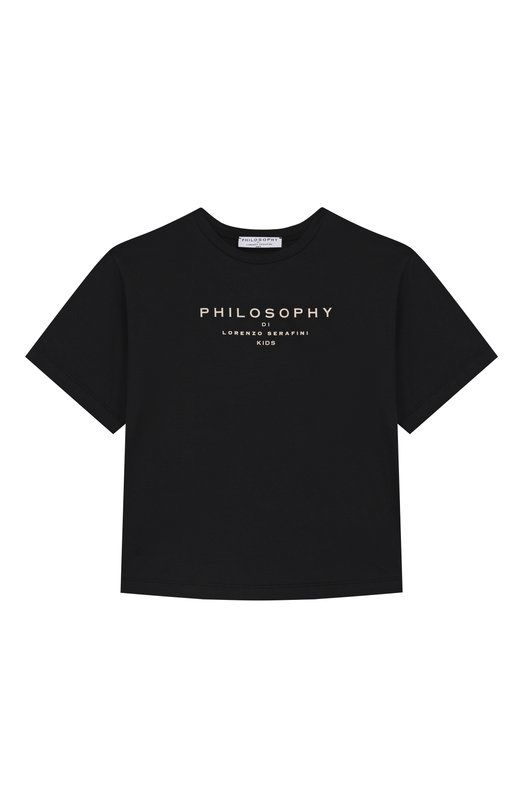 Хлопковая футболка Philosophy di Lorenzo Serafini Kids