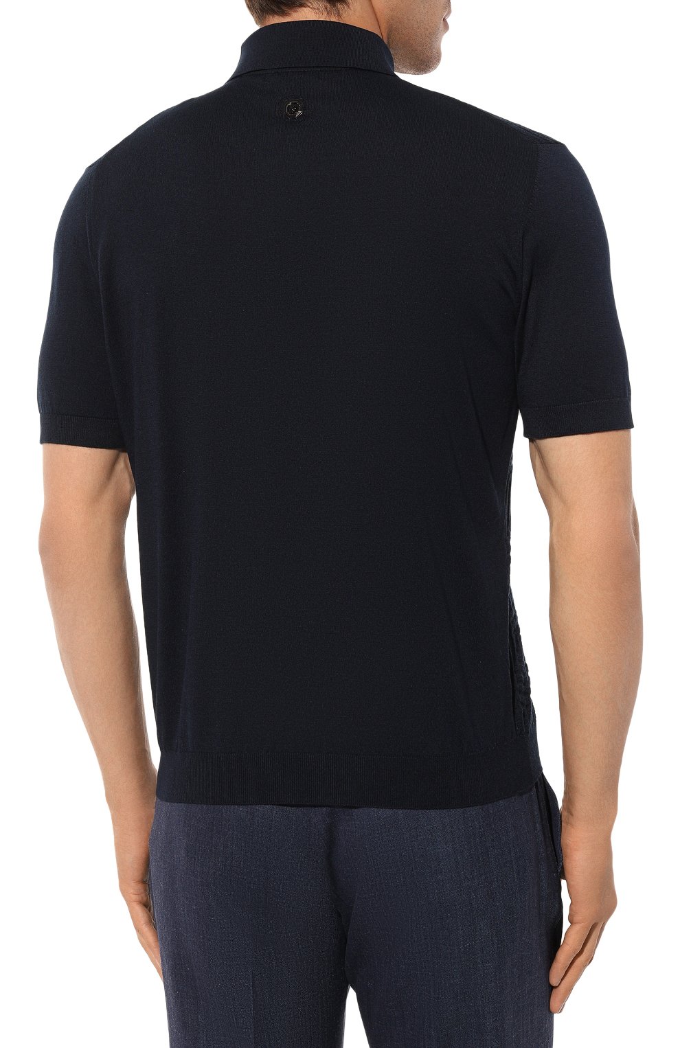 Поло из шелка и хлопка STEFANO RICCI, арт. K818062P13/F23289, фото 4