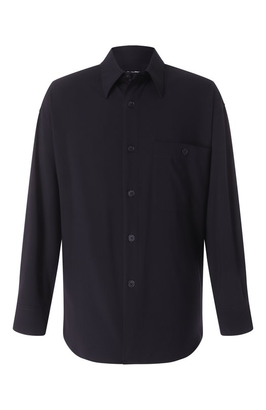 Шерстяная рубашка Giorgio Armani GM001429/TE10043 Синий GM001429/TE10043