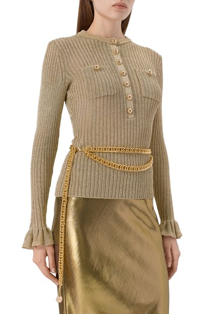 Пуловер из вискозы SELF-PORTRAIT, арт. SC25011TGD, фото 3