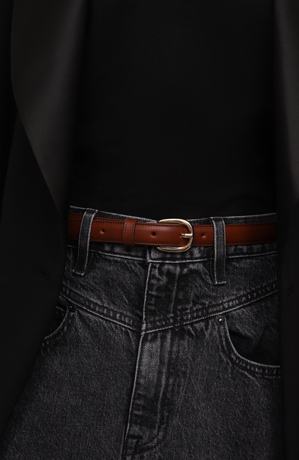 Кожаный ремень A.P.C., арт. PXBHZ-F65101, фото 2