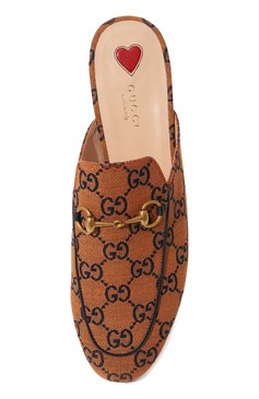 Женские сабо gg princetown GUCCI оранжевого цвета, арт. 475094 9SF10 | Фото 6 (Каблук высота: Низкий; Подошва: Плоская; Материал внутренний: Натуральная кожа; Нос: Не проставлено; Каблук тип: Устойчивый; Материал внешний: Натуральная кожа)