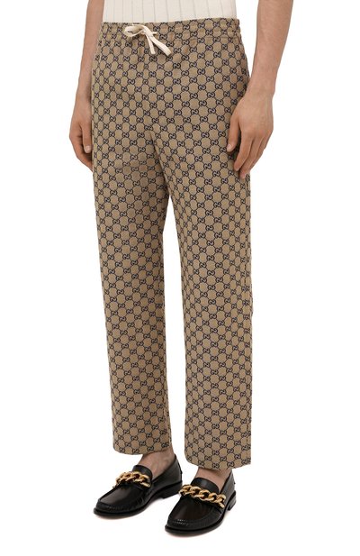 Хлопковые брюки GUCCI, арт. 658090/Z8A0V, фото 3
