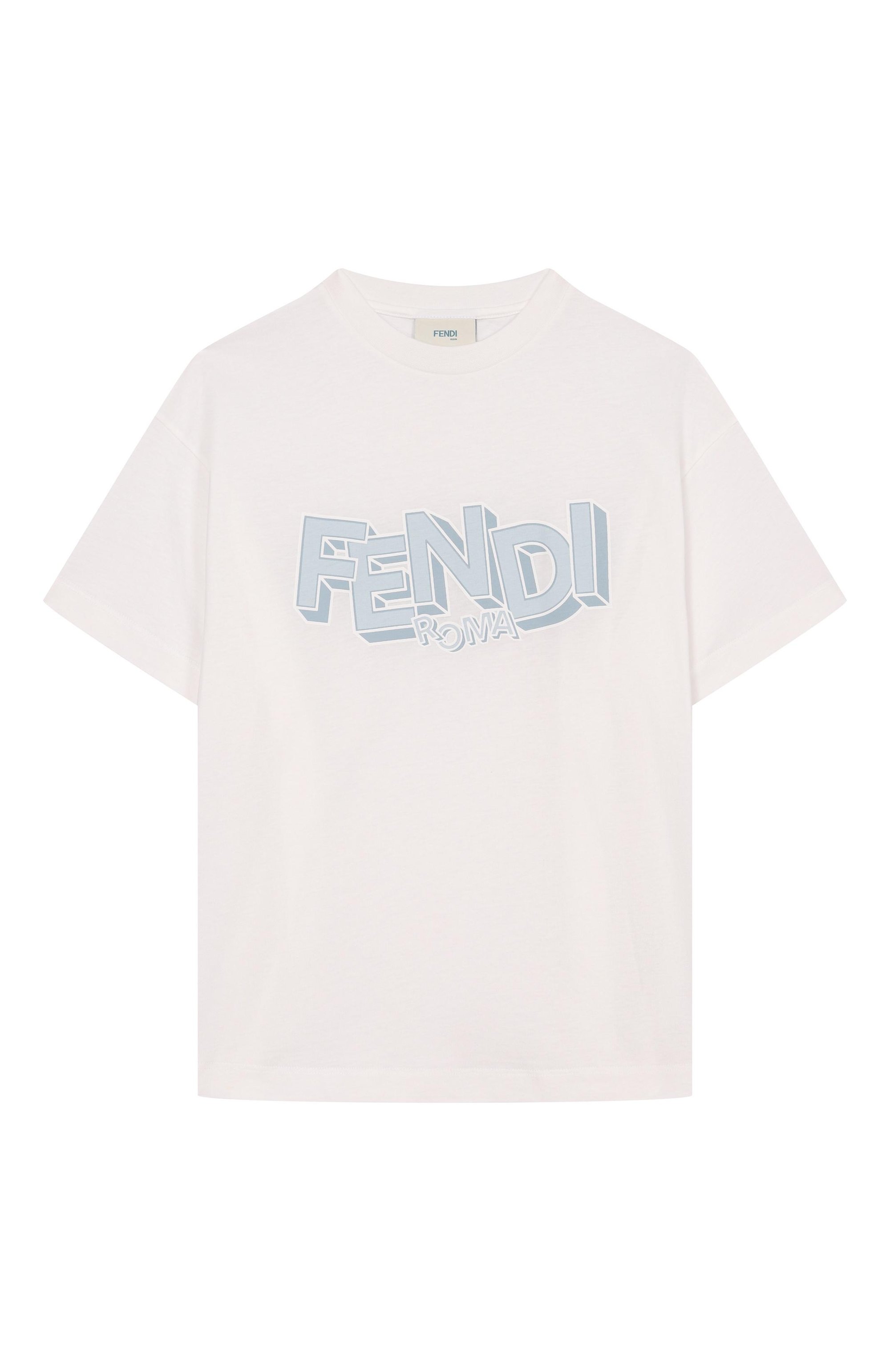 Хлопковая футболка FENDI, арт. JMI504/7AJ/3A-6A, фото 1