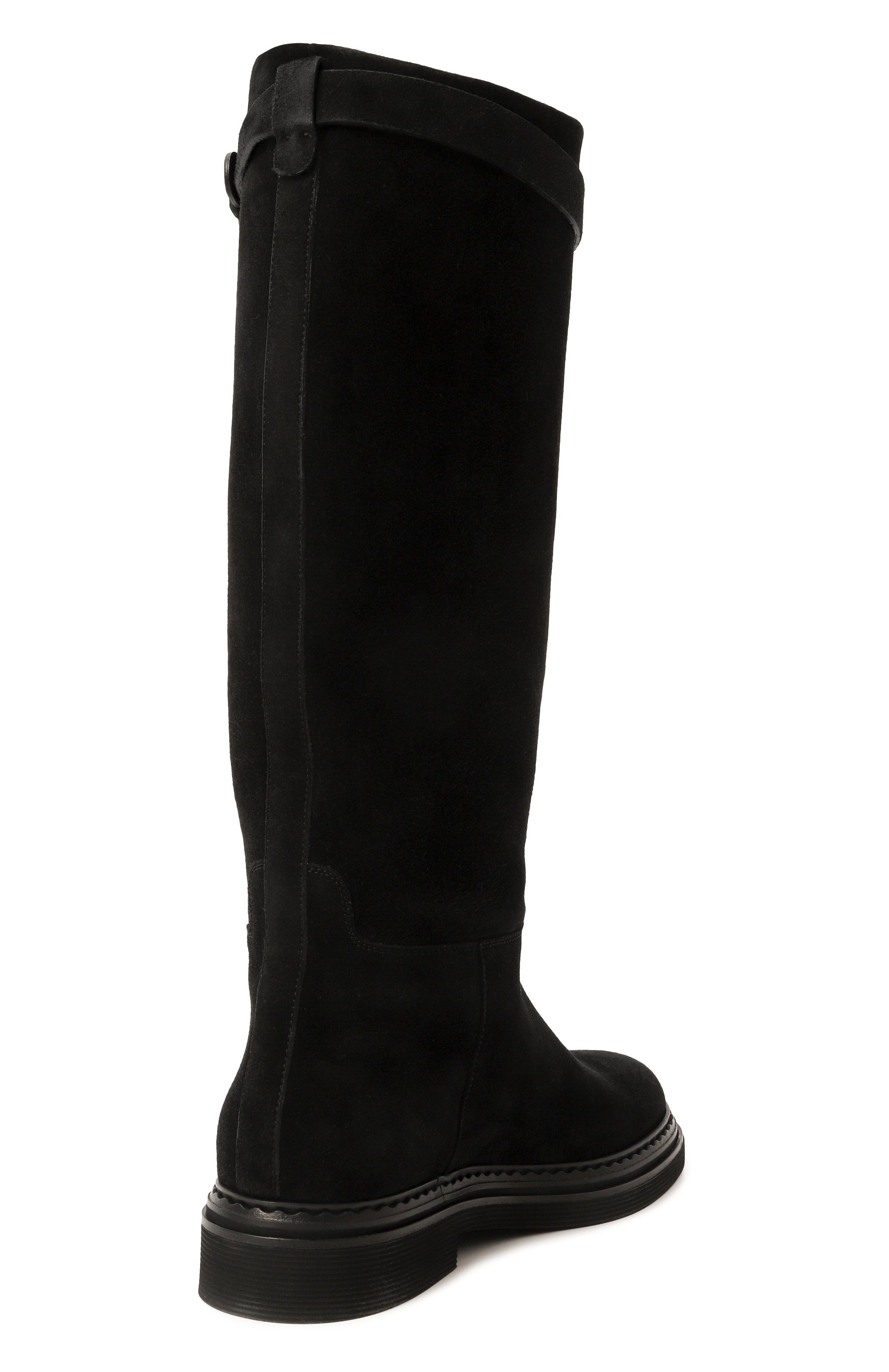 Замшевые сапоги day classic DOLCE & GABBANA черного цвета по цене 117000 руб., арт. CU1141/AS915, фото 5 Замшевые сапоги day classic DOLCE & GABBANA, арт. CU1141/AS915, фото 5