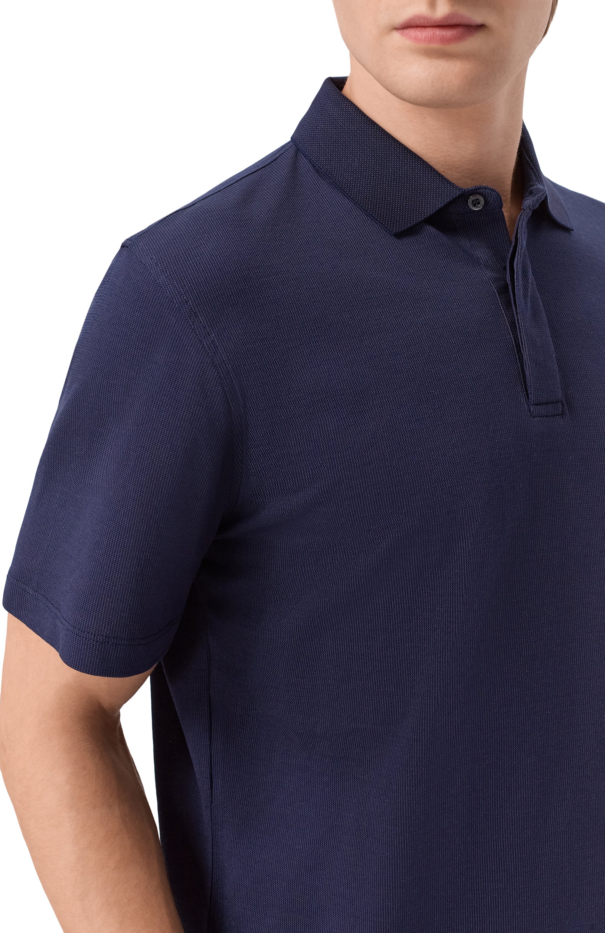 Хлопковое поло CORNELIANI, арт. 27G511/2725032, фото 5