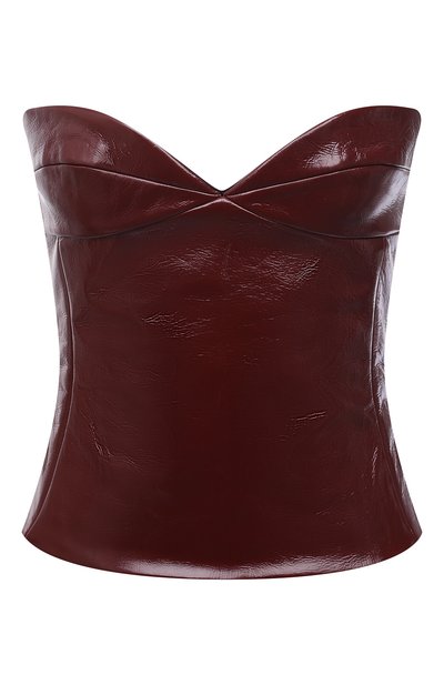 Кожаный топ-бюстье KHAITE, арт. 2183742/PRIM, фото 1