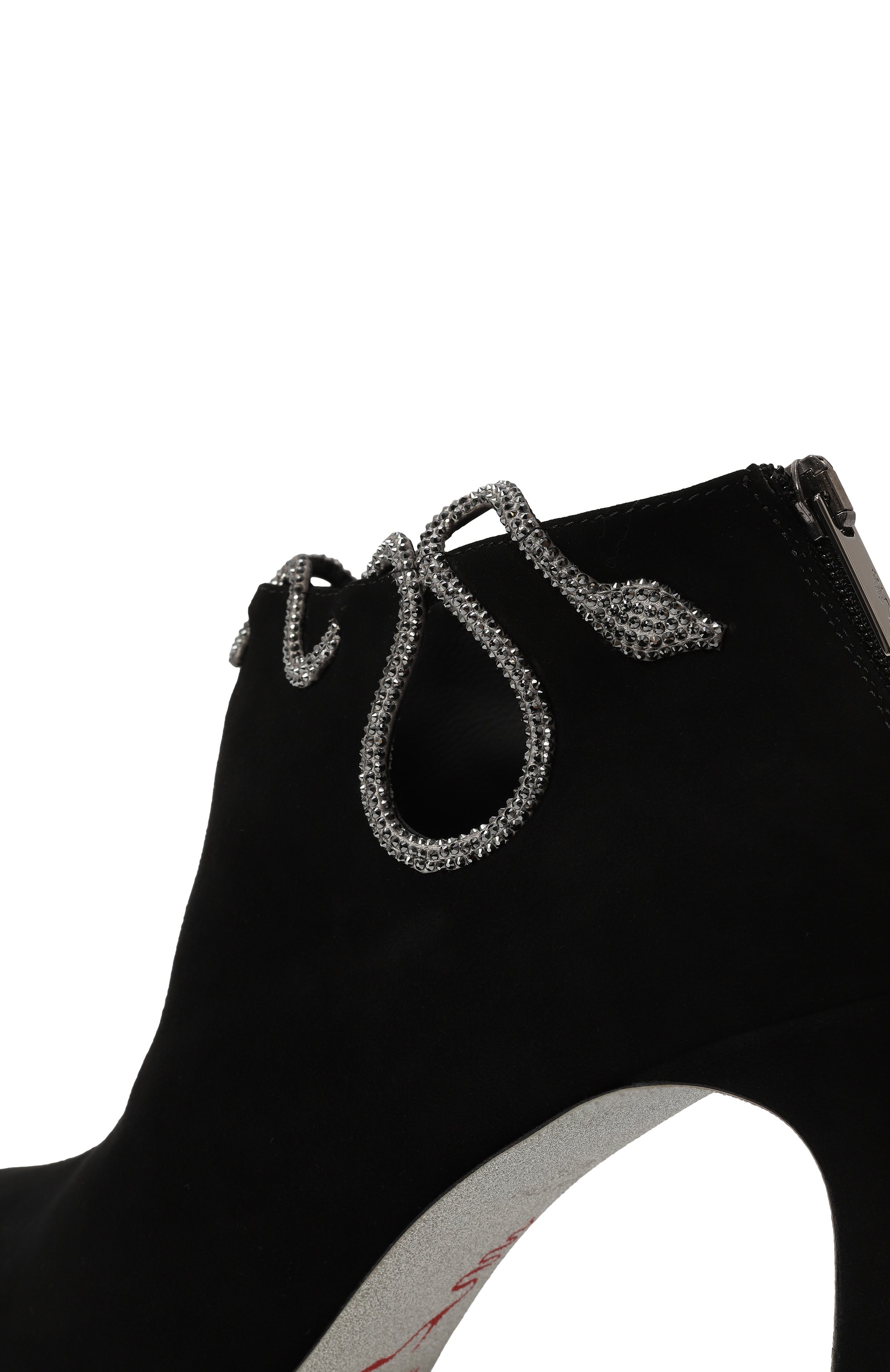 Замшевые ботильоны morgana 100 RENE CAOVILLA, арт. C11423-100/C001, фото 7