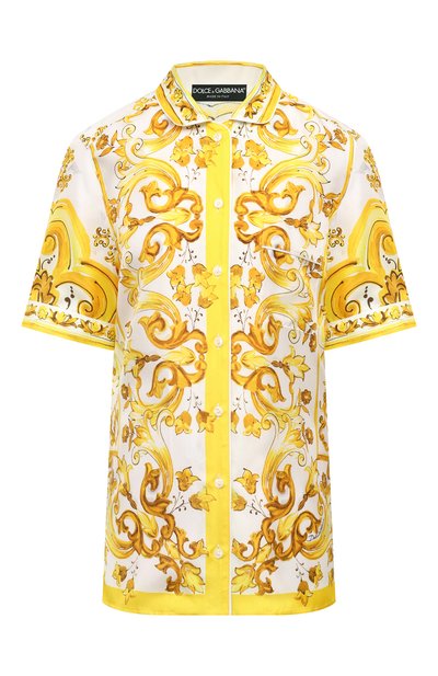 Женская шелковая рубашка DOLCE & GABBANA, арт. F5S02T/HI1TK