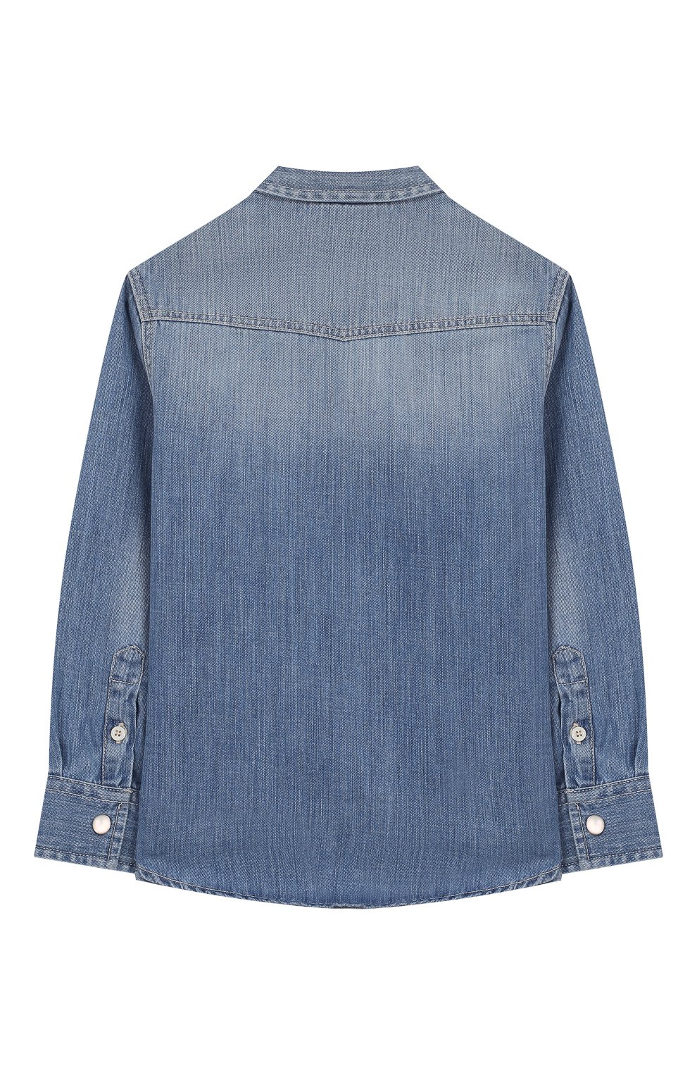 Джинсовая рубашка BRUNELLO CUCINELLI, арт. BE6454078A, фото 2