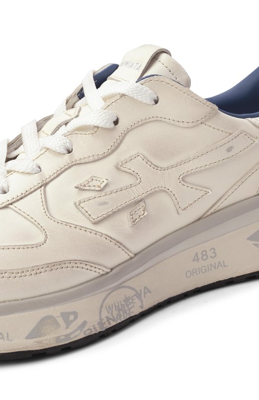 Кожаные кроссовки Lauryn Premiata LAURYN/VAR 7514 Белый  LAURYN/VAR 7514 Фото 7