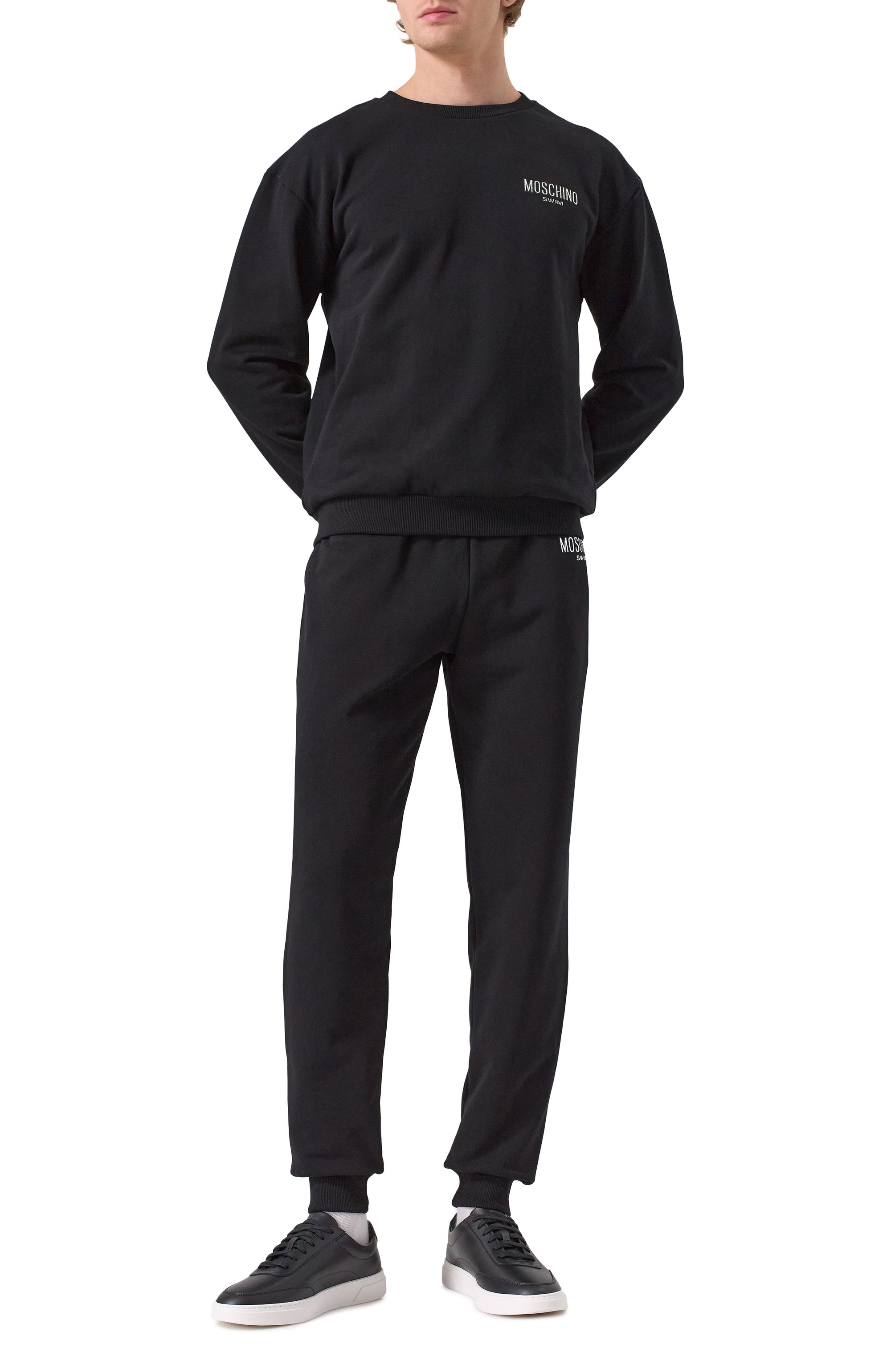 Хлопковые домашние джоггеры MOSCHINO, арт. A6704/9410, фото 2