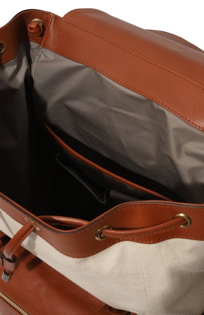 Рюкзак city BRUNELLO CUCINELLI кремового цвета по цене 431000 руб., арт. MBYEU356, фото 5 Рюкзак city BRUNELLO CUCINELLI, арт. MBYEU356, фото 5