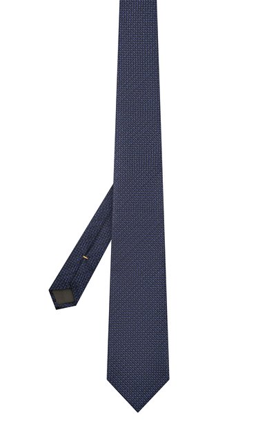 Шелковый галстук CANALI синего цвета по цене 13250 руб., арт. 70/HJ03281, фото 2 Шелковый галстук CANALI, арт. 70/HJ03281, фото 2