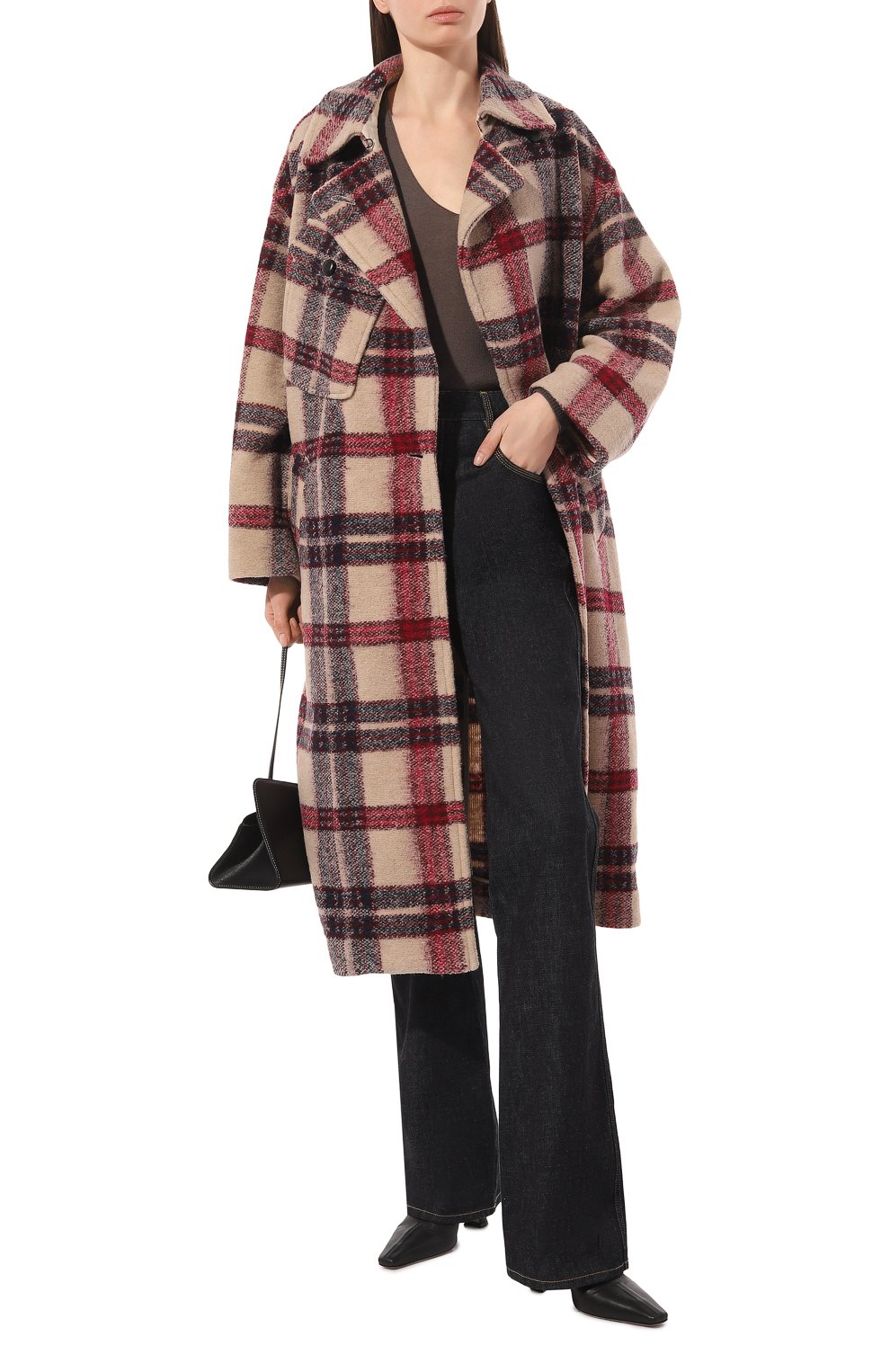 Пальто ISABEL MARANT ETOILE разноцветного цвета по цене 103000 руб., арт. 22AMA1221/22A012EBYE, фото 2 Пальто ISABEL MARANT ETOILE, арт. 22AMA1221/22A012EBYE, фото 2