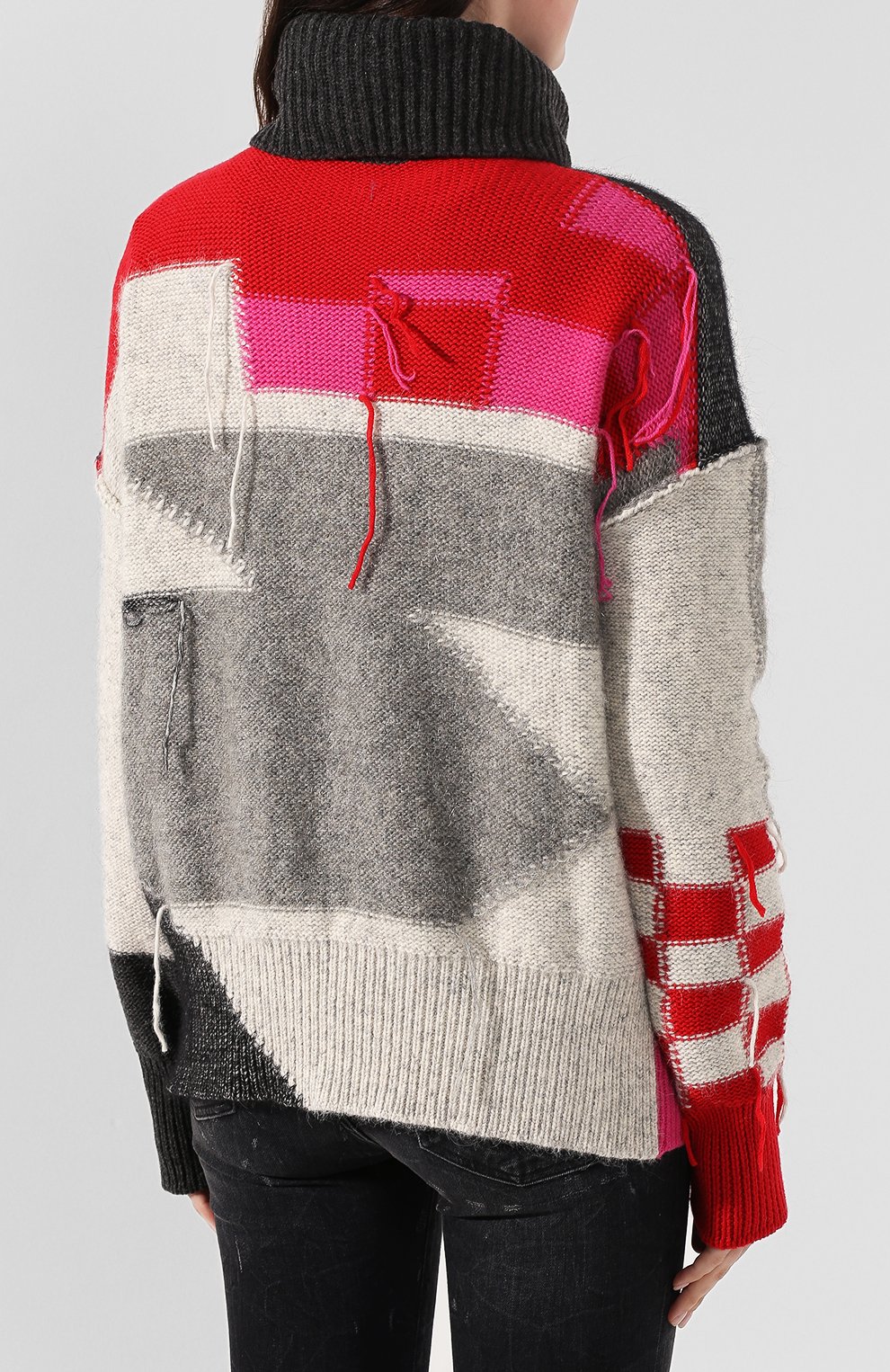 Свитер из смеси шерсти и хлопка MCQ SWALLOW, арт. 559216/RNK28, фото 4