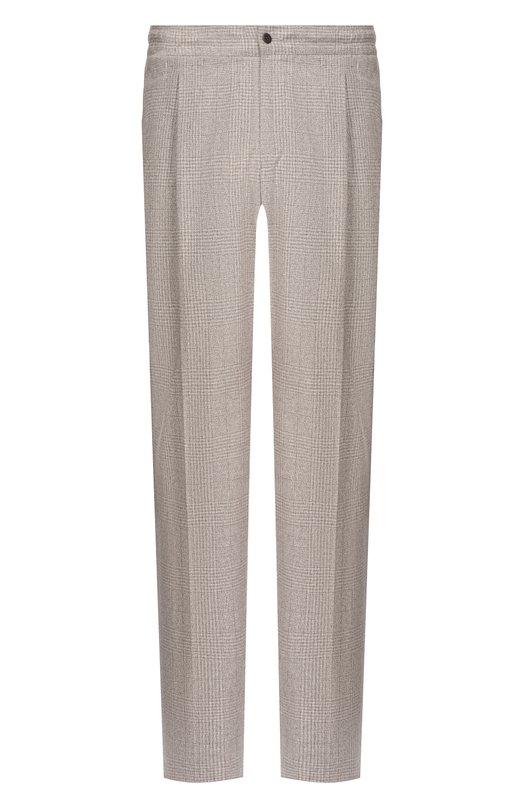 Шерстяные брюки Kiton UPN01K0127G06 Бежевый UPN01K0127G06