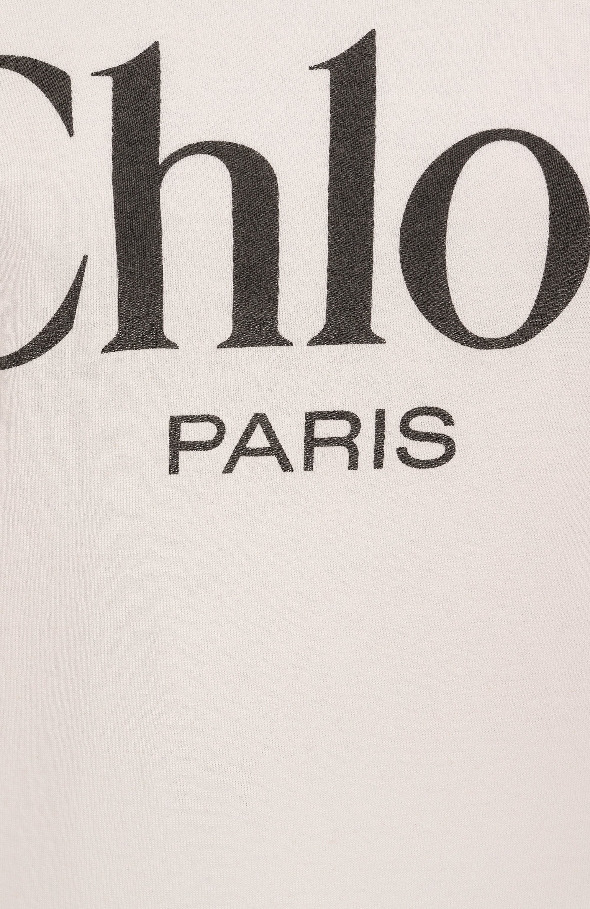 Хлопковая футболка CHLOÉ, арт. CH25SJH20191, фото 6